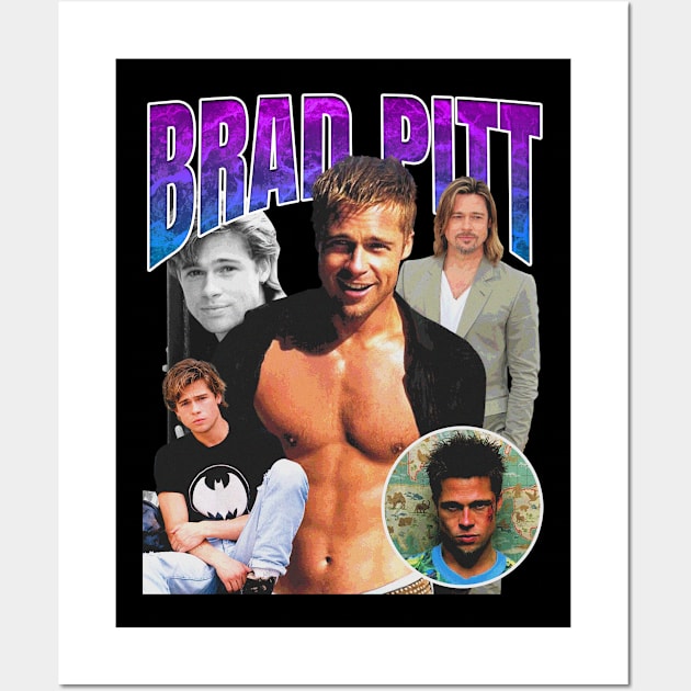 brad pitt vintage Wall Art by 10thstreet